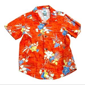 Like new Boys Old Navy cotton Hawaiian shirt